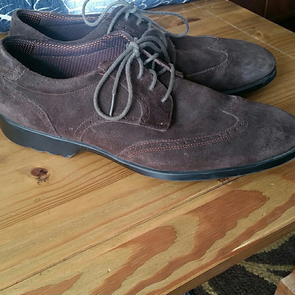 Rockport suede shoes